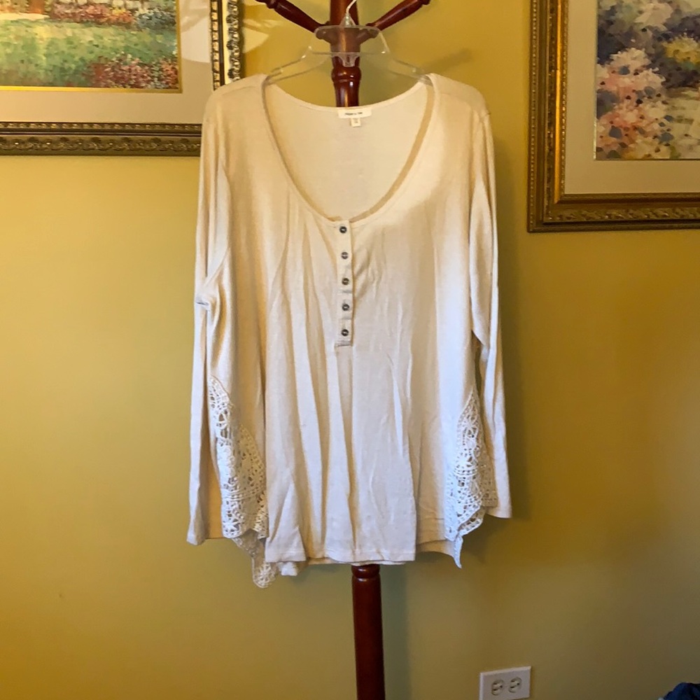 Cream shirt